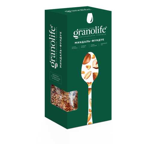 Гранола Granolife миндаль-фундук 400 г в Дикси