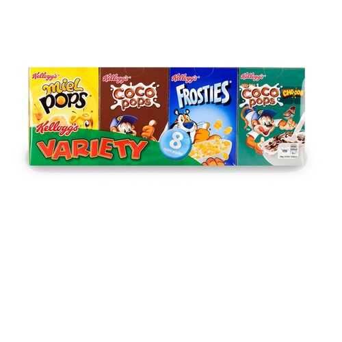 Хлопья ассорти, Kellogg's, 8х25 г, Франция в Дикси