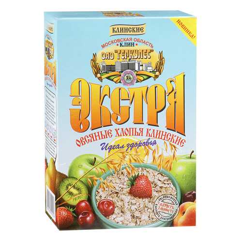 Хлопья Геркулес овсяные экстра 400 г в Дикси