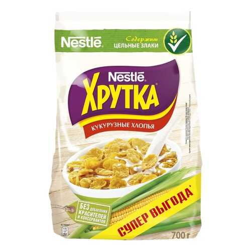 Хлопья Хрутка кукурузные хрустящие, обогащенные кальцием 700 г в Дикси