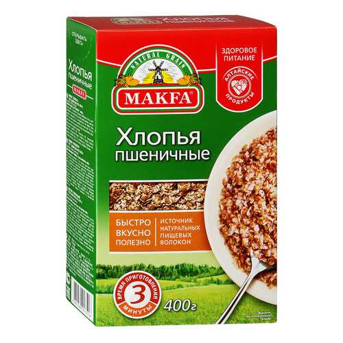 Хлопья Макфа пшеничные 400г в Дикси