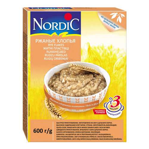 Хлопья Nordic ржаные 600г в Дикси