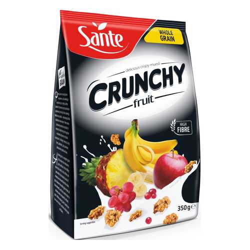 Хлопья Sante Crunchy Овсяные с фруктами 350г в Дикси