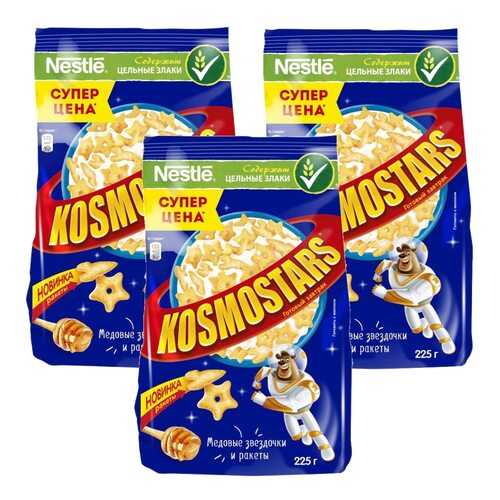 Хрустящие звездочки Kosmostars с медом 3*225 г в Дикси