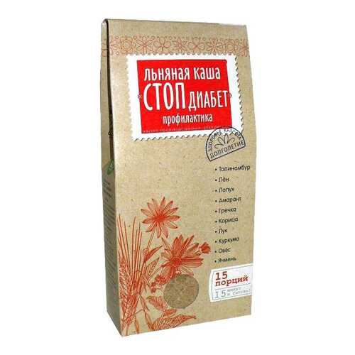 Каша льняная Компас Здоровья стоп диабет 400 г в Дикси