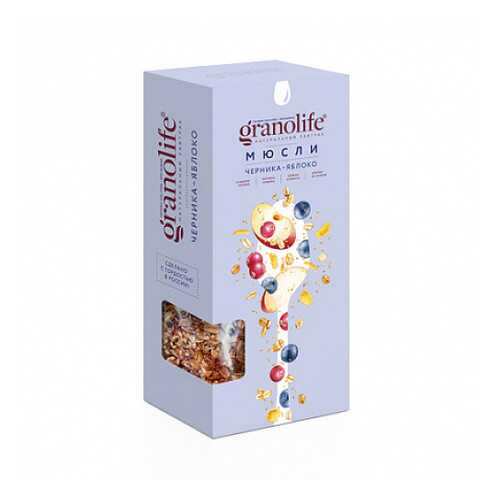 Мюсли Черника-Яблоко Granolife 400 г в Дикси