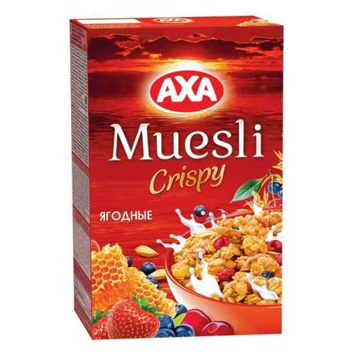 Мюсли crispy AXA ягодные 270 г в Дикси