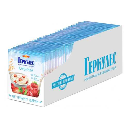 Овсяная каша Русский продукт моментальная геркулес микс 10 видов по 3 пакета по 35 г в Дикси