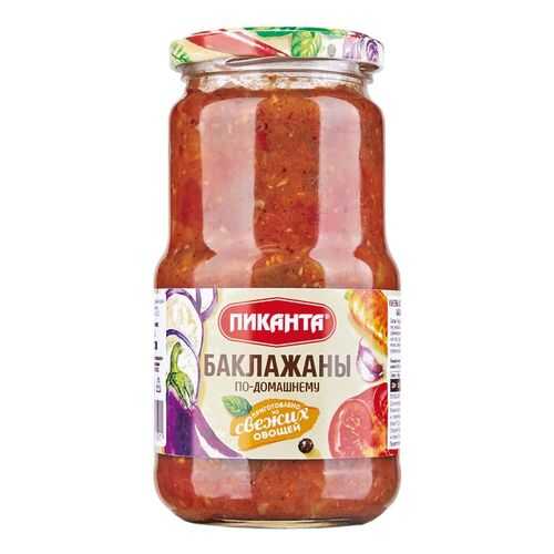 Баклажаны Пиканта По-домашнему 520 г в Дикси