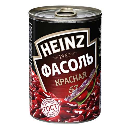 Фасоль Heinz красная в собственном соку 400г, ж/б Польша в Дикси
