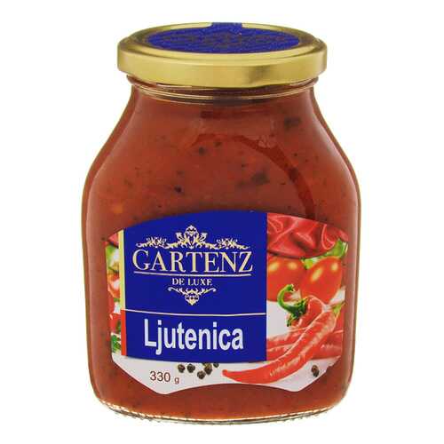 Икра «Лютеница», Gartenz de Luxe, 330 г, Республика Сербия в Дикси