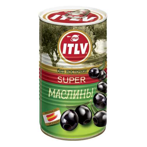 Маслины ITLV super без косточки 350 г в Дикси