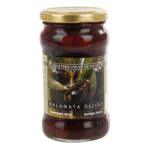 Оливки черные Mediterranean Olive House каламата 300 г в Дикси