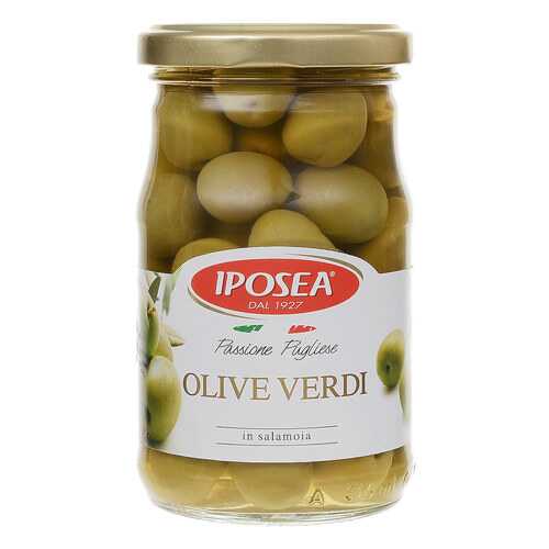 Оливки Iposea барийские с косточкой 290 г в Дикси