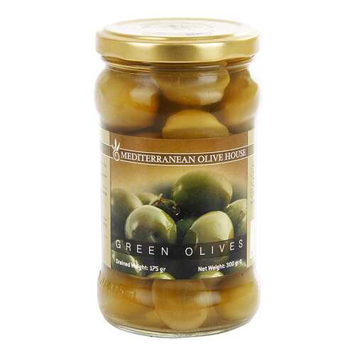 Оливки зеленые Mediterranean Olive House 300 г в Дикси