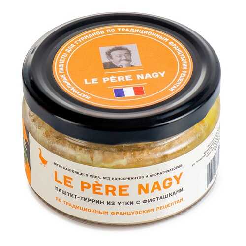 Паштет-террин Le Pere Nagy из утки с фисташками ООО Ле Пер Нажи 180г Россия в Дикси