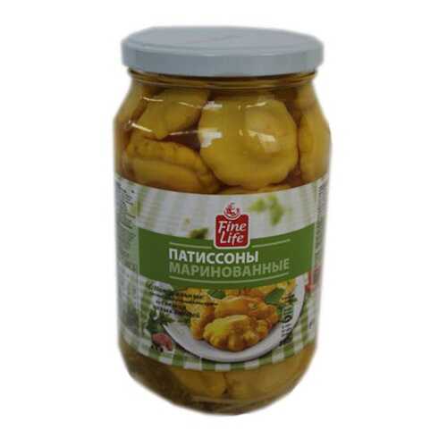 Патиссоны Fine Life маринованные 910 г в Дикси