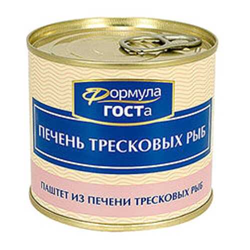 Печень тресковых рыб Формула ГОСТа 220 гр. в Дикси