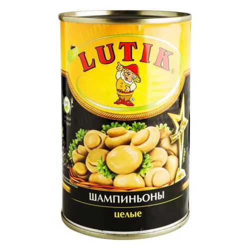 Шампиньоны Lutik целые 425 мл в Дикси