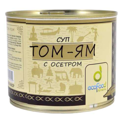 Суп Том Ям Ecofood с осетром 530 г в Дикси
