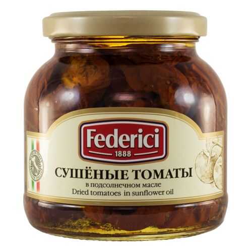 Томаты сушеные Federici в подсолнечном масле 280 г в Дикси