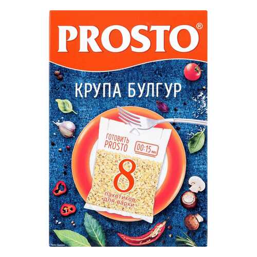 Булгур пшеничный Prosto 62.5 г 8 пакетиков в Дикси