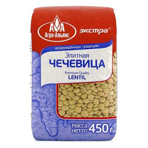 Чечевица Агро-Альянс Экстра элитная 450г в Дикси
