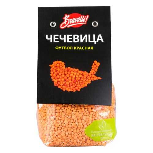 Чечевица Bravolli! футбол красная 350 г в Дикси