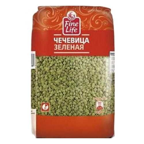 Чечевица Fine Life зеленая продовольственная 450 г в Дикси