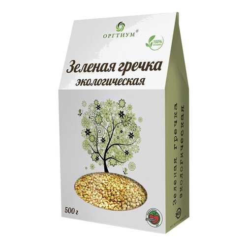 Гречка Оргтиум зеленая экологическая 500 г в Дикси