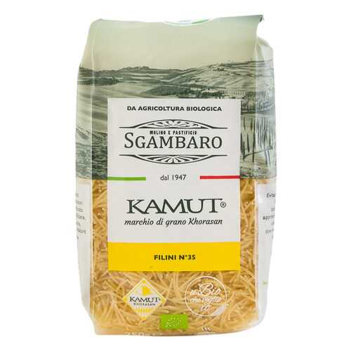 Изделия макаронные Sgambaro Bio Kamut Филини №35 250 г в Дикси