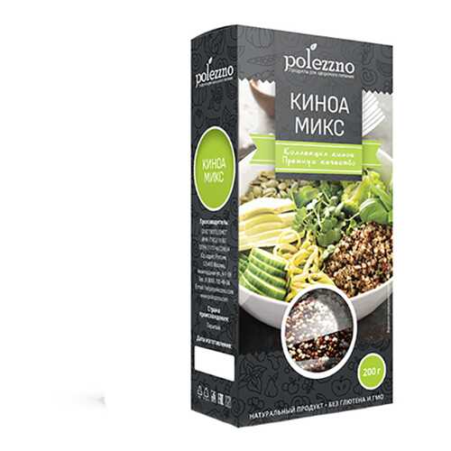 Киноа микс Polezzno 200 г в Дикси