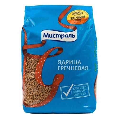 Крупа гречневая Мистраль ядрица 2 кг в Дикси
