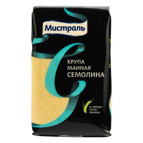 Крупа манная Мистраль семолина 450 г в Дикси