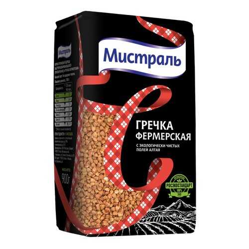 Крупа Мистраль Гречневая Фермерская 900г в Дикси