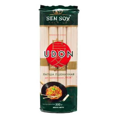 Лапша пшеничная Sen Soy udon premium 300 г в Дикси