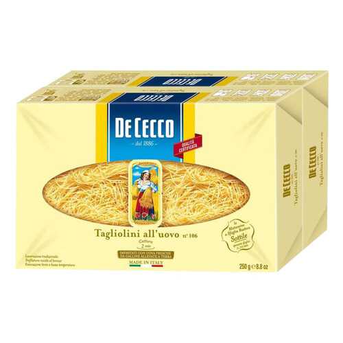 Макаронные изделия De Cecco tagliolini 250 г в Дикси