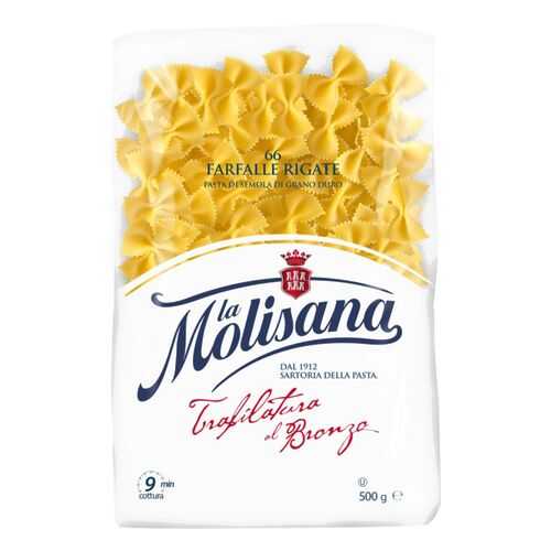 Макаронные изделия la Molisana farfalle rigate 500 г в Дикси