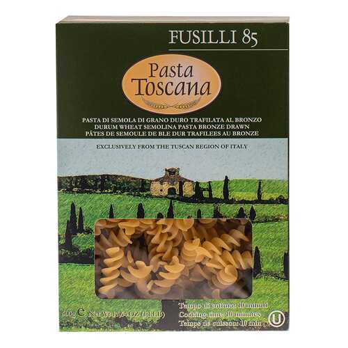 Макаронные изделия Pasta Toscana фузилли био 500 г в Дикси