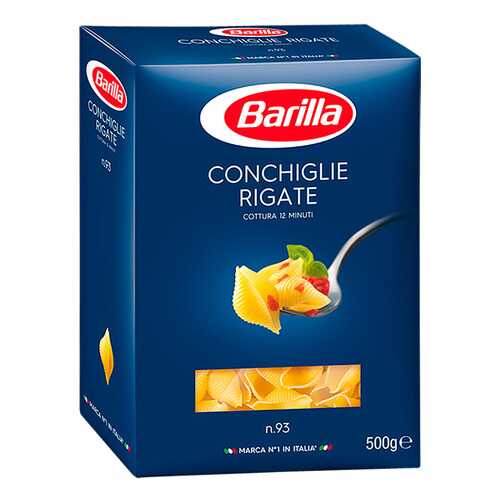 Макароны Barilla collezione конкилье ригате 500 г в Дикси