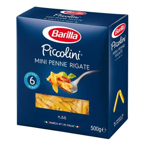 Макароны Barilla mini penne rigate 500 г в Дикси