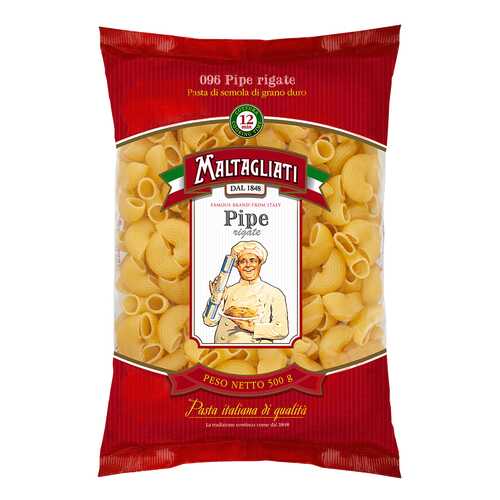 Макароны Maltagliati №96 рожки крупные 500 г в Дикси