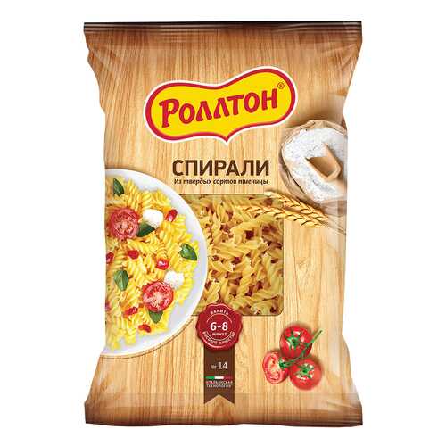 Макароны Роллтон спирали 400 г в Дикси