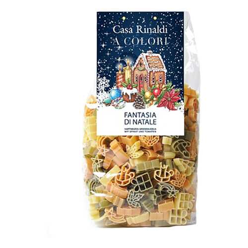 Паста Casa Rinaldi цветная рождественские Fantasia 500 г в Дикси