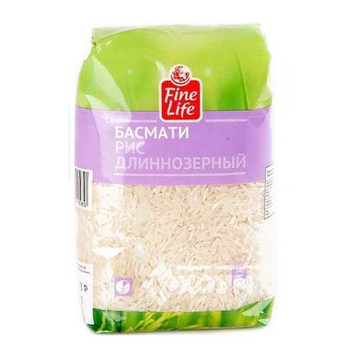 Рис басмати Fine Life длиннозерный шлифованный 500 г в Дикси