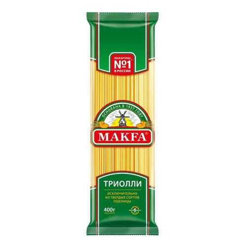 Вермишель Makfa триолли длинные спагетти 400 г в Дикси