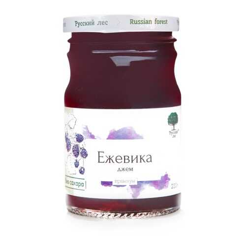 Джем Русский лес Ежевика Премиум, 220 гр в Дикси