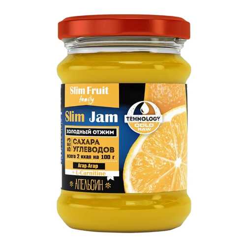 Джем Slim Fruit Family апельсин 250 г в Дикси