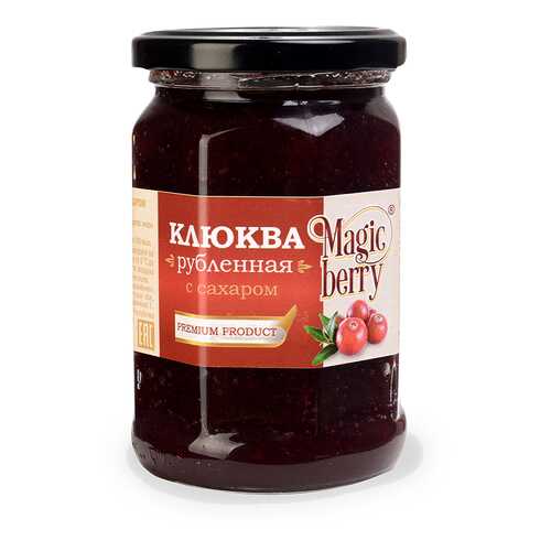 Клюква Magic Berry рубленная с сахаром 320г Беларусь в Дикси