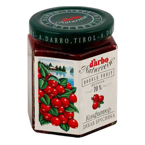 Конфитюр D'arbo дикая брусника 200 г в Дикси